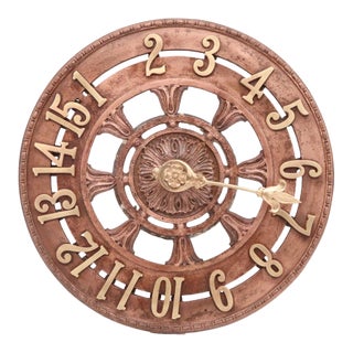 Antique Mechanical Brass Elevator Floor Indicator Dial For Sale