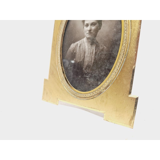 Goldenrod Bronze Rococo Frame, France, 1890s For Sale - Image 8 of 12