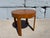 Brown 1940s Round Wood Side Table For Sale - Image 8 of 14