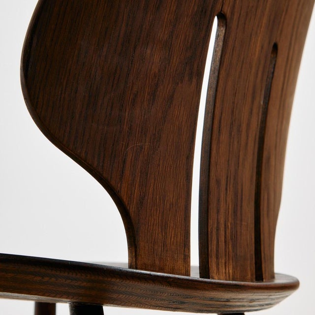 Oak J67 Chair by Ejvind A. Johansson for FDB Møbler, 1960s For Sale - Image 12 of 16