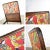 Antique French Carved Walnut and Upholstered Twin Bed With Asian Figural Fabric For Sale - Image 11 of 12