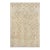 Cream & Rust Modern Wool Rug For Sale