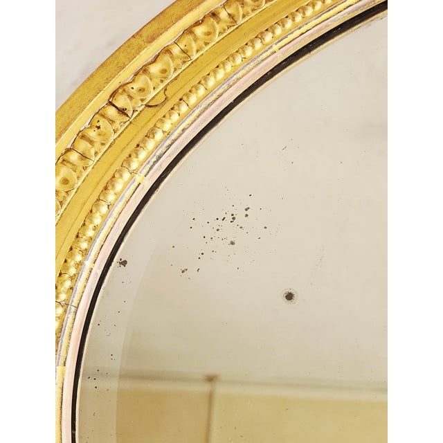 Antique Early 20th Century Adam Style Giltwood Mirror For Sale - Image 16 of 16