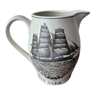 Cutty Sark Scottish Transferware Pitcher For Sale