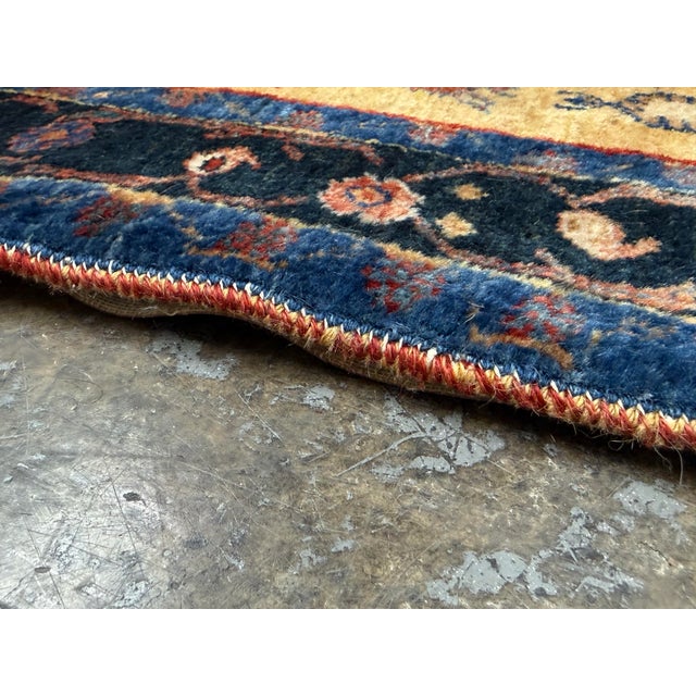 3ft 5in × 9ft 5in Hand-Knotted Wool Tribal Runner Rug, Vintage For Sale In San Francisco - Image 6 of 12