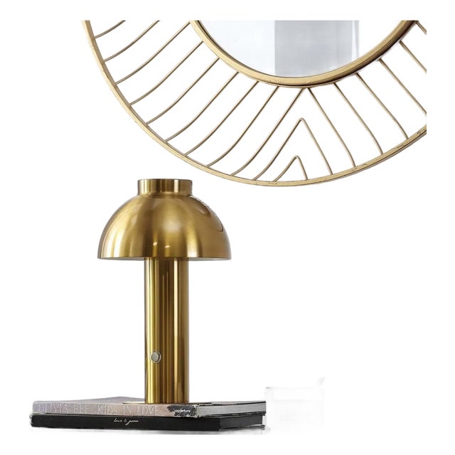 Introducing the Niara rechargeable LED table lamp, a stylish addition to any space. Standing at 11.5 inches, this lamp...