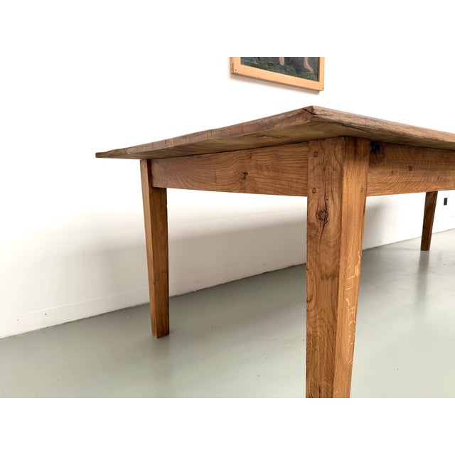 Large Farmhouse Table in Oak, 1950s For Sale - Image 9 of 18