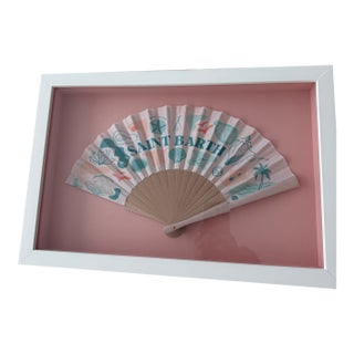 Framed Nikki Beach St. Barth Fan, 2025 For Sale