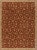Contemporary Indian Handmade Burnt Orange Floral Wool Rug For Sale - Image 10 of 10