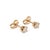 Ladies 14k Yellow Gold 0.55ct Diamond Push Back Stud Earrings, A Pair For Sale - Image 4 of 7
