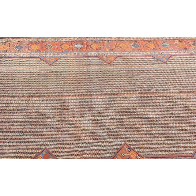 Antique Khamseh Rug 6'4'' x 15'9'' For Sale In New York - Image 6 of 12