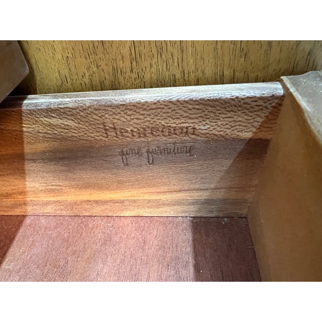 Mid 20th Century Walnut Credenza by Henredon For Sale - Image 14 of 16