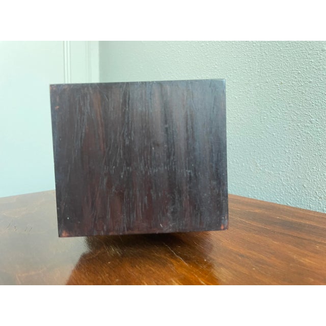 Wood Hand-Carved Wood Bust of Ho Chi Minh by Thanh Lê For Sale - Image 7 of 8