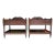 Ralph Lauren British Colonial Mahogany Accent Chests With Drawer & Shelf, Pair For Sale