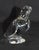 Vintage Baccarat France Clear Crystal Parrot Figurine Signed Art Glass Bird 4" For Sale - Image 13 of 15