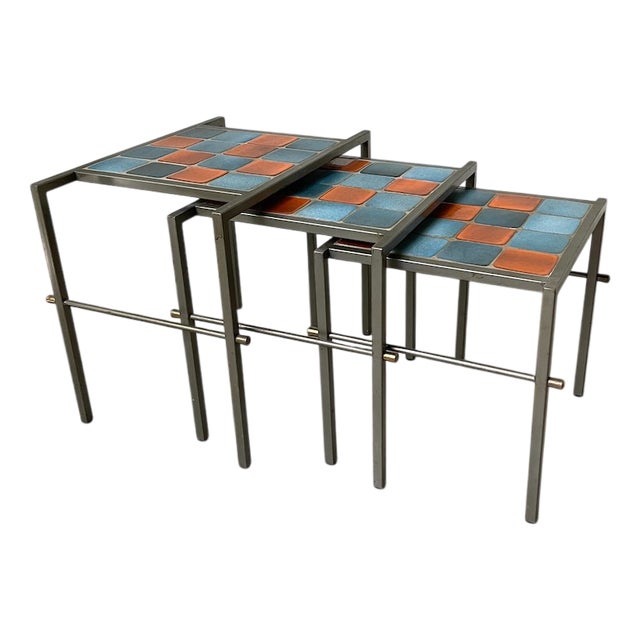 Vintage Nesting Tables, 1960s, Set of 3 For Sale