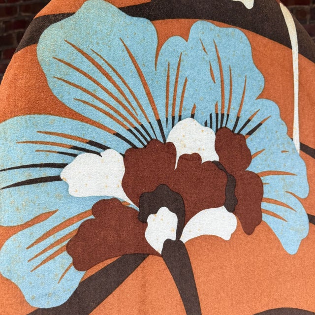 Three Panel Upholstered Folding Room Divider Covered in Jack Lenor Larsen Fabric For Sale - Image 9 of 12