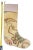 Textile Vintage Kilim Christmas Stocking With Blush Cuff, Cream Scroll Wool, 12.6 X 18.5 in – One of a Kind Decor For Sale - Image 7 of 7