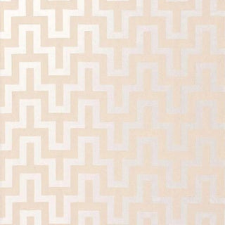 Sample - Schumacher Maubray Weave Fabric in Nickel For Sale