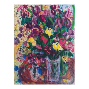 'Spring Still Life' by Rochelle Tietze, 1994, Large American Post Impressionist, California Art League