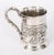 Gold Antique Victorian Silver Plated Embossed and Engraved Mug from G R Collis, 1835 For Sale - Image 8 of 18