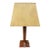 Vintage Stickley Walnut Table Lamp W/Original Shade For Sale