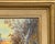 Vintage Original Oil Painting H. Robinson Winter Sunset Landscape Signed Framed For Sale In Los Angeles - Image 6 of 11