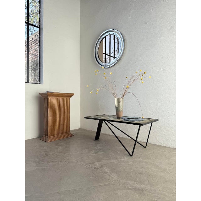 Metal Ceramic Coffee Table from Pirot, 1950s For Sale - Image 7 of 18