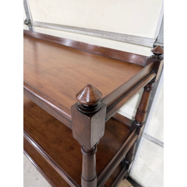 Brown 19th Century English Etagere Trolley For Sale - Image 8 of 16