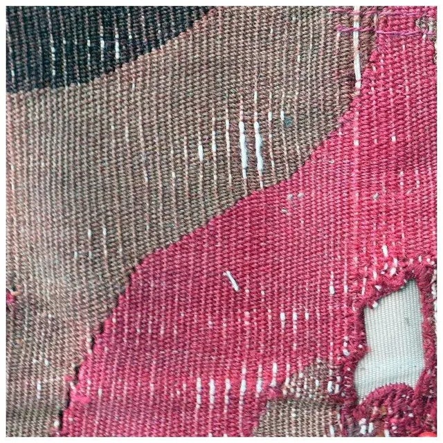 Mid 19th Century French Chatsworth House Marquis De Boissy Flat Weave Wool Armorial Tapestry Panel For Sale - Image 11 of 12