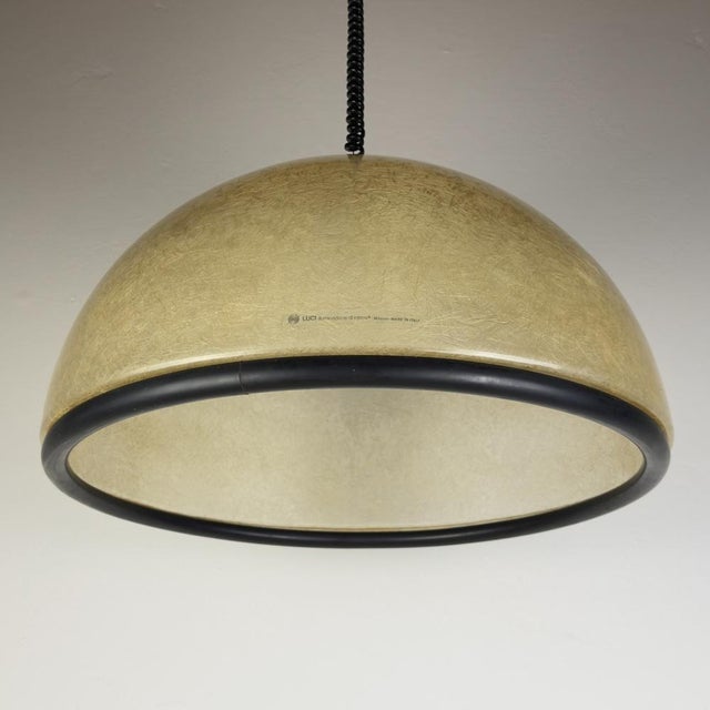 Plastic Large Vintage Pendant Lamp by Idea Studio Techno Design for Luci Milano, Italy, 1970s For Sale - Image 7 of 18