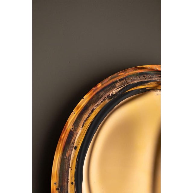 Not Yet Made - Made To Order Pink Aura Wall Mirror by Oom Glass For Sale - Image 5 of 18