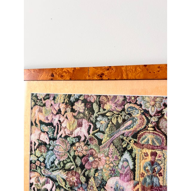 1970s French Aubusson Style Safari Botanical Tapestry For Sale - Image 5 of 8