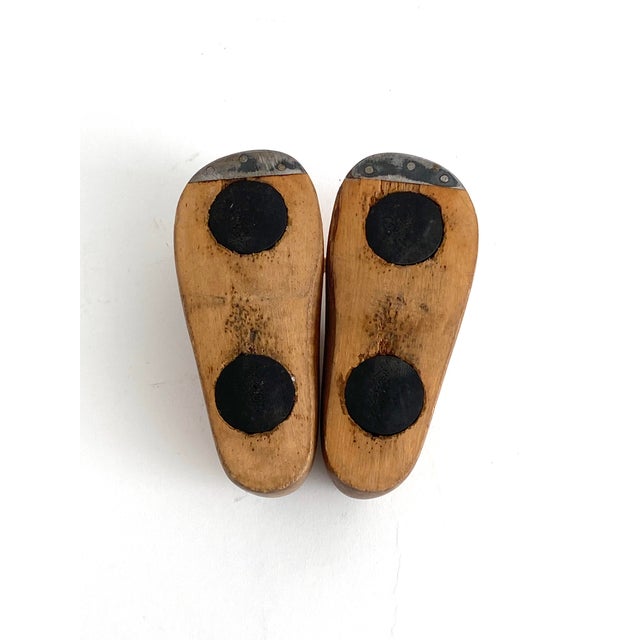 1970s Child Wooden Factory Shoe Forms - a Pair For Sale In Los Angeles - Image 6 of 7