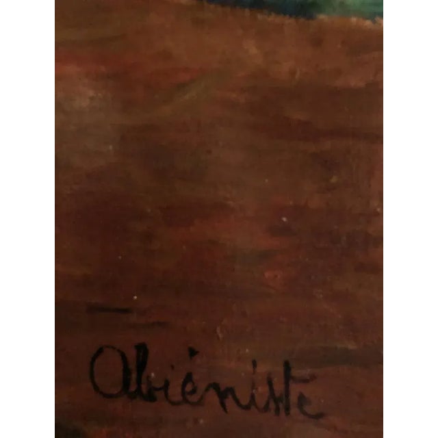 Modern Jean-Jacques Abieniste, Danse des flamants roses, Oil on Canvas For Sale - Image 3 of 8