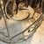 Vintage Metal Demilune Detailed Console Table For Sale - Image 10 of 10