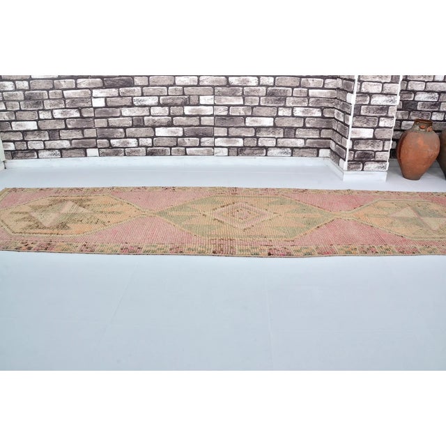 1950s Vintage Anatolian Wool Runner For Sale - Image 5 of 11