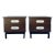 Here is a beautiful and unique pair of nightstands designed/made by American of Martinsville. The nightstands feature a...