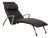 Black and Anthracite Upholstered Model 2600 Chaise Lounge by Rolf Benz For Sale