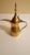 Antique, hand hammered, brass Saudi Arabian Dallah pot. The name and date are etched on the bottom as pictured. On the...