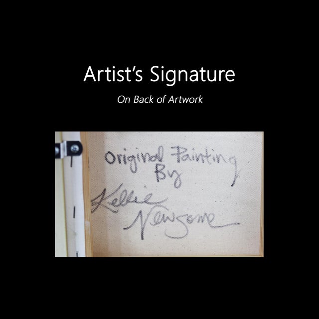 That One Vintage Table Cloth - Abstract Floral Still Life Mixed Media Original Artwork by Kellie Newsome For Sale - Image 9 of 9