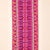 Schumacher Sandor Stripe Embroidery Fabric in Magenta For Sale