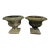1950s Vintage Concrete Garden Pots - Set of 2 For Sale