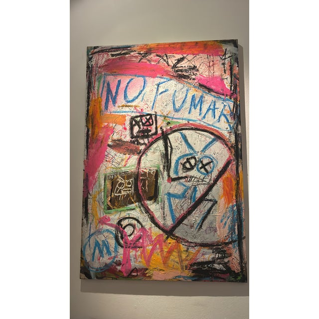 Dominic Massaro Original “No Fumar” Street Art Painting, 36 x 24 in. Description In Original one-of-a-kind painting by...