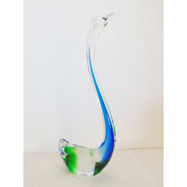 Art Glass Swan For Sale - Image 4 of 4