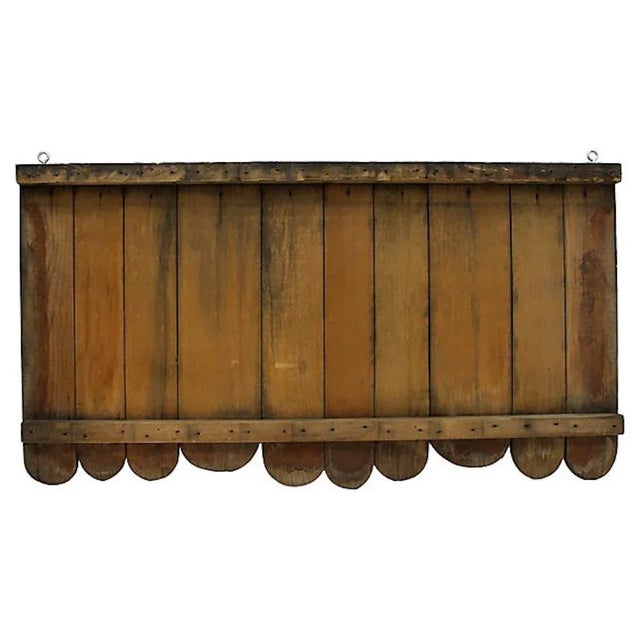 1940s Vintage Wood Sanitary Market Sign For Sale - Image 4 of 5