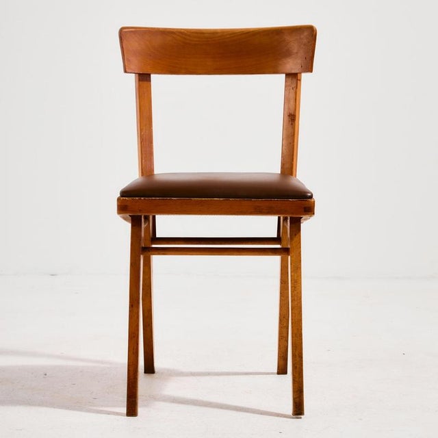 Vintage Side Chair in Oak For Sale - Image 5 of 18