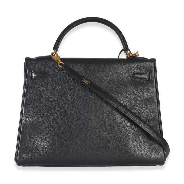 Vintage Black Ardennes Kelly 32 GHW For Sale - Image 4 of 9