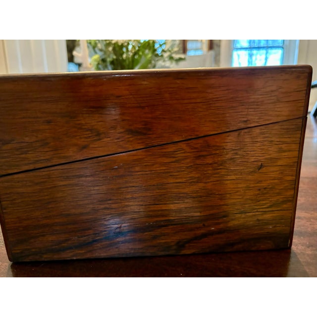 19th Century 19th Century Large Victorian Inlaid Writing Box For Sale - Image 5 of 10