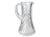Hollywood Regency Vintage Swirled Cut Crystal Beverage Pitcher For Sale - Image 3 of 5